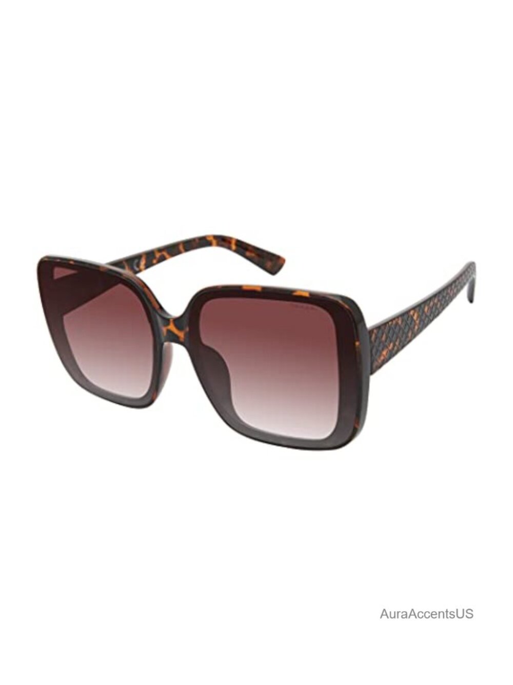 TAHARI Oversized Square Sunglasses UV Protection Gradient Lens